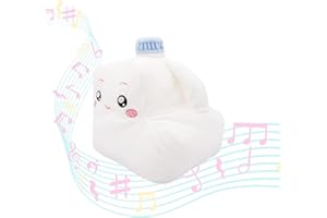 BENOLLS Mleczna pluszowa zabawka, Foxy i Boxy, pluszowe zwierzątko ze śpiewającym pudełkiem głosowym, słodka pluszowa lalka, miękkie wypełnienie, miękkie pluszowe zwierzątko dla przyjaciół i fanów