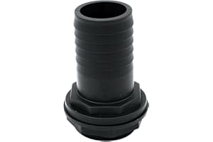 BT-AX Tankdurchführung Kunststoff G2 x 50mm Schlauchanschluss | IBC Tank Adapter mit Dichtung | Wassertank & Regentonne Anschluss