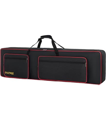Housse Transport Clavier électronique 88 Touches - Sac Piano Tissu Oxford, Protection Poussière Et Chocs