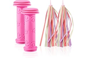 DHSBGWSX 1 Paire de Gants de Guidon de Vélo et Serpents à Glands - Housse de Protection pour Enfant, Gants en Caoutchouc, Accessoires et Décorations - Kit