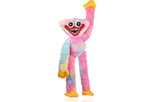 wiztex Huggy Wuggy Poppy Playtime Peluche 40cm Arc-en-Ciel Doux et Amusant Peluche, Jouet en Peluche pour Enfants Amis pour Petits garçons Filles Cadeau pour Les Joueurs et Les Fans de Youtube