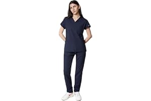 ELLYSHINE Professional Medical Uniforms & Scrubs - Soft Stretch Fabric Scrubs Uniforms Women Set - Scrub Top and Scrub Bottom