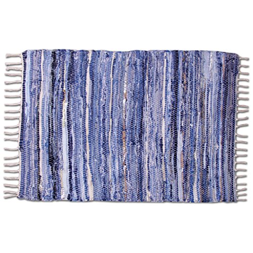 Flickenteppich Jeans 120x180cm Jeans Leather - 6