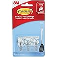 Command 17067CLR B007RKFCVI Wire, Small, Clear, 3, 6-Pack (18 Hooks Total), 18 Hooks, 18 Hooks, Wood