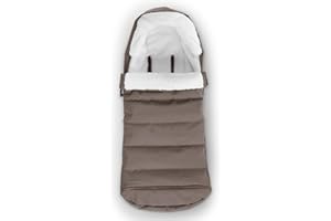 UPPAbaby CozyGanoosh Stroller Footmuff Theo – Dark Taupe – Ultra-Warm, Water-Resistant Winter Cover for Babies & Toddlers, Windproof Fleece-Lined Sleeping Bag, Compatible with Vista, Cruz, Ridge, Minu
