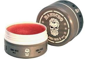 Bandido Hair Styling Aqua Wax | Shiny Look Strong Hold | No6 Gray 150ml