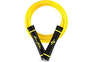 ‎HONOR ATHLETICS Muay Thai Stil Gewichtetes Springseil/Entwickelt für Hochintensives Training/Muay Thai & MMA - Langlebiges PVC Springseil - Schweres 1,1 lb PVC Springseil für Fitness