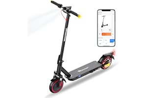 EVERCROSS EV85F Trottinettes Électriques Adultes, 8,5" E Scooter Pliable - Application, Moteur 350W, Batterie 7,8AH, Poids 15KG, Charge Max 120KG, Double Frein, Amortisseurs