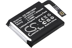 TCTK TECHTEK Battery 570mAh compatible with [Ticwatch] Pro 3 replaces SP492929SI