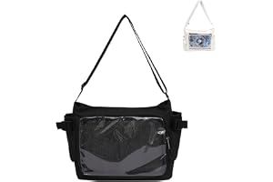 Ita-väska Transparent Väska Stor Kapacitet För Kvinnor Y2K Söt Japansk Crossbody Kawaii-väska Handväskor Med Tillbehör Pin Display Cosplay & Dagligt Liv