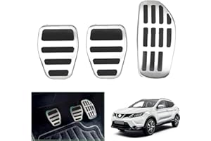 ‎GAFAT GAFAT 2020-2026 Renαult Clio 5/Captur 2/Arkana, 18-26 Dacia Duster 3 Bigster Duster 2, 16-25 Kadjar/Koleos, 18-21 Nisan Qashqai J11 Gaspedal Bremspedal Fußstütze Fußrasten [Schaltgetriebe]