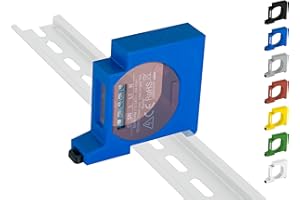 SHELLY HUTSCHIENENHALTER PW3D Hutschienenhalter/Adapter Single für Shelly 1 / 1PM DIN Rail bracket (35mm) (Blau (Prime))