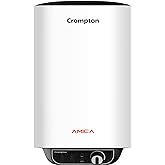 Crompton Amica 15-L 5 Star Rated Storage Water Heater (Geyser) with Free Installation (Black and White)