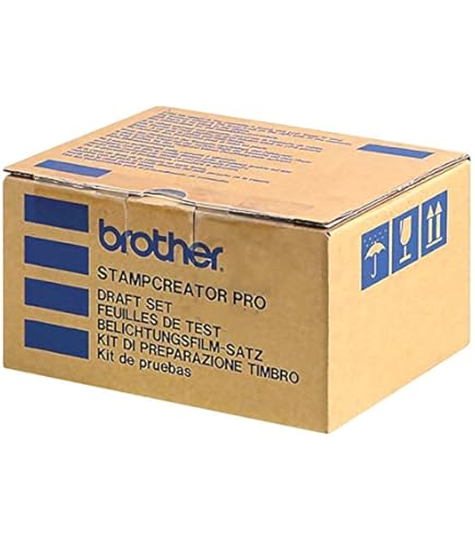 Sellos Brother PR-2260B6P - Negro 22x60 Mm - Pack De 6 Unidades - Para SC-2000 Y SC-2000USB