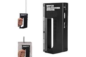 CHENBOOW Metalldetektor,Wpp123 Drahtrohr,Einstellbarer Alarmrohrstrom-Multifunktions-Wandscanner,Einstellbarer Elektrischer Drahtfinder,Hochempfindlicher Einstellbarer Alarm Kabelsucher