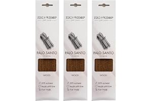JIRI & FRIENDS Confezione da 3 bastoncini di incenso Palo Santo legno sacro Jiri and Friends 100% naturale, 15 pezzi di incenso Natural Incense Palo Santo Fair Trade