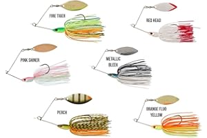 gunki Spinnaker 1/4 oz. – Spinner Bait – Poids : 7 g | couleur : 6 * * pezon & Michel (PM) Spinner Bait * *