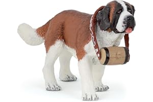 Papo -Dipinta a mano- figurina-cani e gatti-San Bernardo-54009-Collezione -Adatto a bambini e bambine - A partire dai 3 anni di età