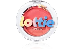 Lottie London Ombré Blush in Red Hot, Lightweight & High Pigmented Powder Blusher for a Healthy Flush of Natural, Buildable Color