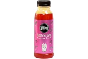 THE *TEASHED THE TEASHED Passion Fruit Bubble Tea Fruit Syrup 330ml | 11 Servings | Use with popping boba juice pearls | By TEASHED