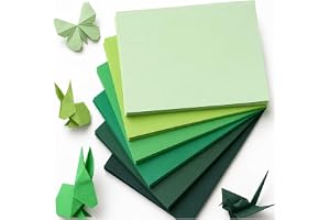30 blad Tonpapier A4 Färgat 230 g/m² Tonpapier 6 Färger Grön Färgövergång