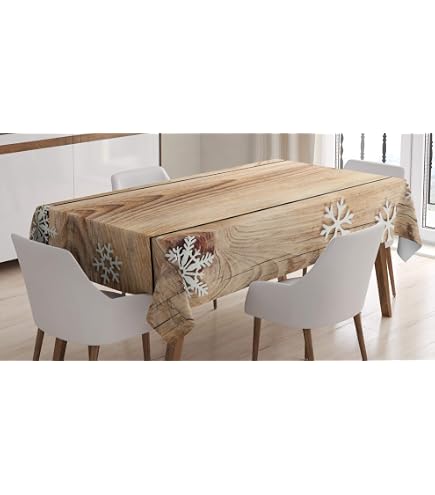 ABAKUHAUS Tovaglia Etnica Zebra Tribe – Rubino Senape, 140x200 Cm, Rettangolare, Impermeabile E Antimacchia - 2