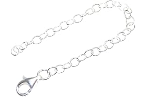 MALDON JEWELLERY 10cm 4inch apx sterling silver extension chain with lobster clip .925 x 1 -FBA