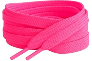 Smart Laces 120cm/47 Long Coloured Flat Trainer Shoe laces ideal replacement laces for adults or kids Trainers sneakers athletic shoes Sports Football Rugby boots Shoe Laces Shoelaces