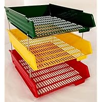 Amazon.es: Bandejas de correo y soportes apilables: Oficina y papelería