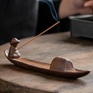 5 Stück Bambus Räucherstäbchen Halter | 23 Cm Aschefänger Für Meditation & Entspannung