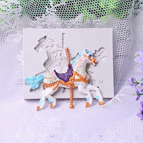 Karussell Silikon Fondant Form Zucker Paste Kuchen Cupcake Icing Form - 6