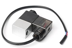 NUHFUFA Parti di ricambio unidirezionali della valvola di scarico della valvola a solenoide del compressore d'aria senza olio mute