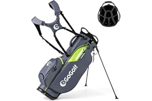 ‎LIFEZEAL LIFEZEAL Golftasche, Leichte Stativtaschen mit 8 oberen Fächern und 5 Reißverschlusstaschen, Golfbag mit Regenschirmhalter, Regenschutz & verstellbarem Schultergurt für Frauen & Männer