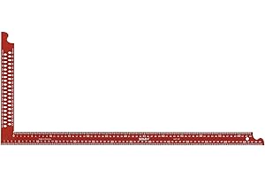 SOLA, 56132201, Piazza ZWCA Carpenter con fori di marcatura lunghezza guida 800 mm, rosso