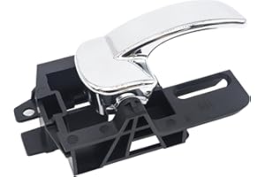 HISports Maniglia per porta interna destra 80670JD00E-Compatibile con Nissan Qashqai 2007-2013 SUV,Cromata Maniglia Interna Portiera