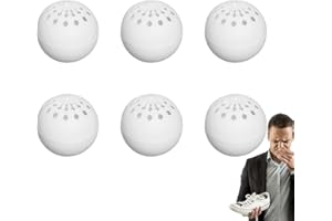 KONGOU 6 Bolas Desodorantes Para Zapatos, Ambientadores De Zapatos, Bolas Desodorizantes Para Zapatillas, Desodorantes Reutilizables Para Zapatillas, Entrenadores, Taquillas, Duradero Y Fácil De Usar