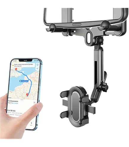 JNNJ Supporto Telefono per Auto, Supporto per Telefono per Specchietto