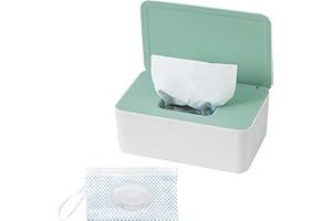 XPOOP Feuchttücher Box Feuchttücher Tasche Baby Feuchttücher Box Unterwegs Feuchtes Toilettenpapier Box Spenderbox für Feuchttücher Wiederverwendbar Wipes Tasche