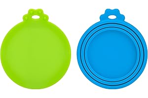 YSQEVN Coperchi per Barattoli di Cibo per Animali Domestici 3 in 1 Tappi in Silicone per Lattine per Cani Universali Coperchio per Scatolette di Cibo per Gatti 2Pcs