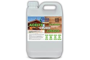 BRICOMEX Aceite de Linaza Crudo | 100% Ecológico | Nutrición | Protección (25 Litros)