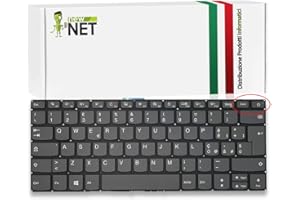 NEW NET NewNet Keyboards - Tastiera Italiana Compatibile con Notebook Lenovo IdeaPad 320-14ISK 320S-14IKB 320S-14IKBR 320-14AST