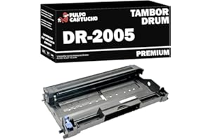 Pulpo Cartucho - Tambor DR2005 Negro Compatible con Brother DR-2005 / DR-350 / Ref. DR-2005 / DR-350 - Valido para Impresoras HL 2035 / HL 2037 / HL 3035R