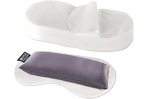 Earthlite Disposable Eye Pillow Covers - Protect Your Eye Pillows, Safe & Sanitary (100pack), white (87200)