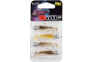 Fox Rage Ultra UV Micro Spikey Fry 4cm 3g Mixed Colour Qty 4 NMC041