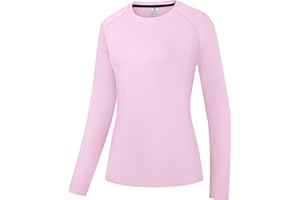 HOLURE Women's Rash Guard UPF 50+ Sonnenschutz Kurz/Langarm T-Shirts Leichte, schnell trocknende SPF UV Schwimm Shirts