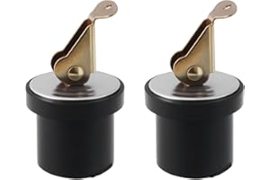 Briny River Lot de 2 bouchons de vidange en laiton de 2,2 cm pour bateaux, yachts, kayaks