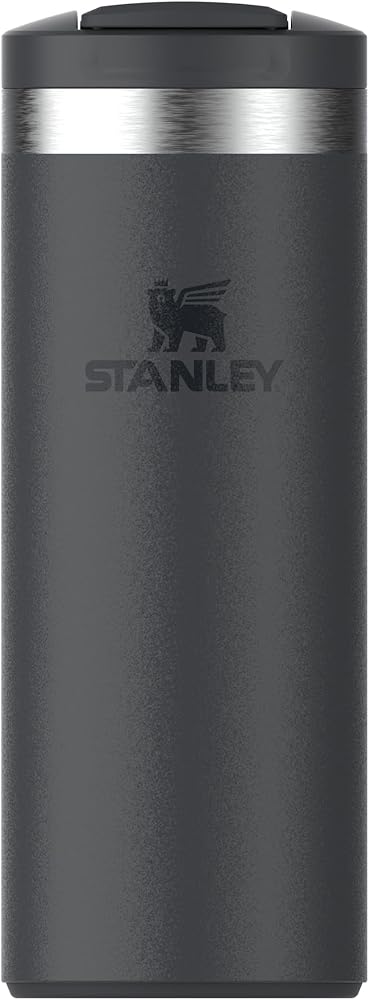 STANLEY The Transit FlipTop Mug Termos 0.35 Litre - Siyah 2.0 | Paslanmaz Çelik