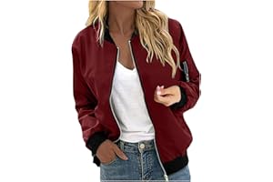 TRIGLICOLEUM Chaqueta bomber para mujer, chaqueta de primavera con estampado floral, chaqueta ligera de verano, cremallera corta, chaqueta de piloto, chaqueta fina de manga larga, chaqueta de entretiempo, chaqueta