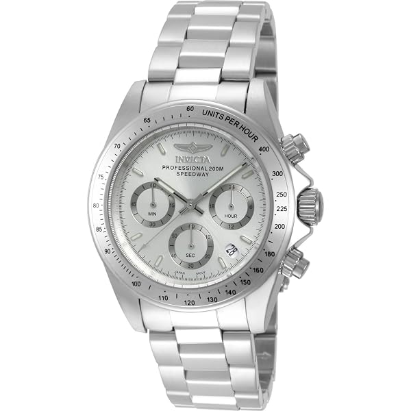 Invicta 47222 Orologio Uomo Casual – 48mm Quarzo, Cinturino Silicone Nero, Cassa Acciaio, Regalo Uomo