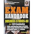 Exam Hand Book Business Studies XII for 2025 Examinatio By Subhash Dey, CBSE sample papers